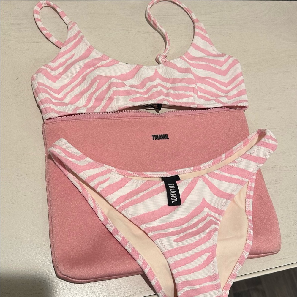 Triangl Pink Zebra Bikini